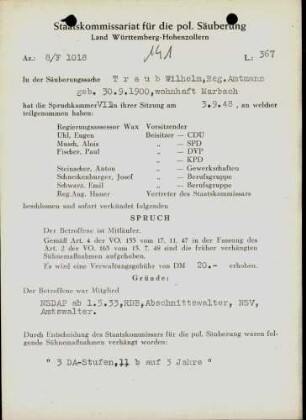 Traub, Wilhelm