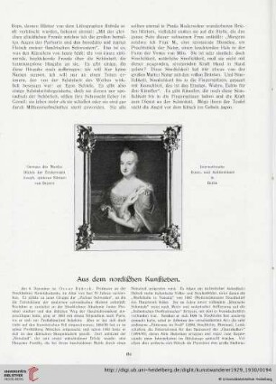 Aus dem nordischen Kunstleben