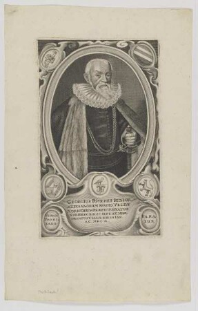 Bildnis des Georgius Pömerus senior