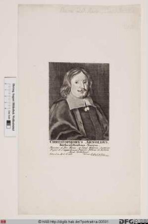 Bildnis Christoph Arnold