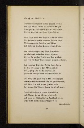 Gruß der Stillen