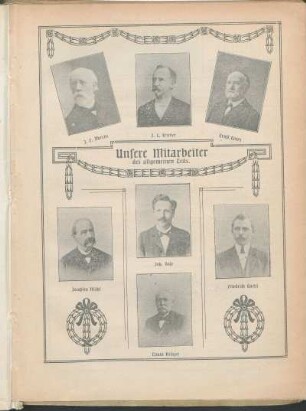 Unsere Mitarbeiter des allgemeinen Teils.