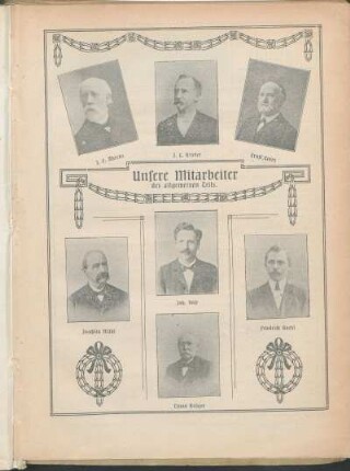 Unsere Mitarbeiter des allgemeinen Teils.