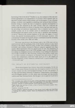 The Impact Of Historical Sociology