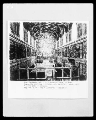 Palazzi Vaticani — Cappella Sistina