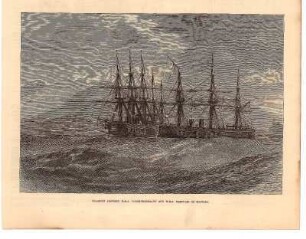 Collision between H.M.S. "Northumberland' and H.M.S. "Hercules" at Madeira