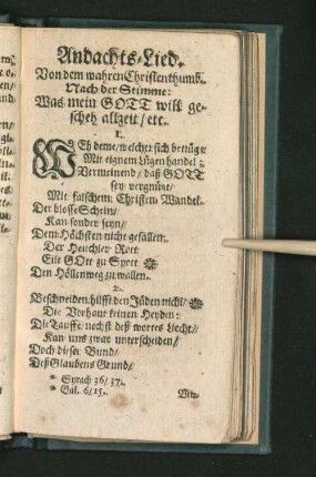 Andachts-Lied.