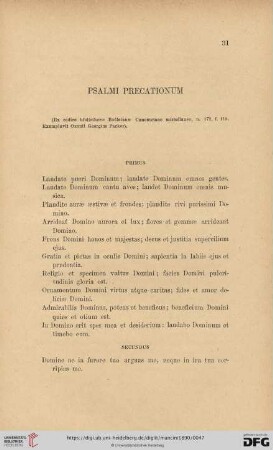 Psalmi precationum