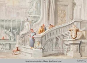 Vedute mit mehreren Figuren