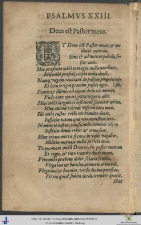 Psalmus XXIII