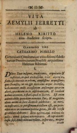 Vitae Clarissimorum Ivre Consvltorvm Aemylii Ferretti Hvgonis Donelli Iani A Costa Ioannis Dartis Nicolai Cisneri Ioannis Corasii Gvilielmi Marani Franc. Florentis Ioannis Fichardi Io. Otton. Taboris