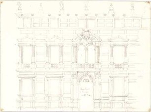 Zocher, Ernst; Vicenza (Venetien, Italien); "Palazzo Viacenti" - Teilansicht