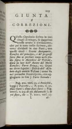 Giunta E Correzioni.