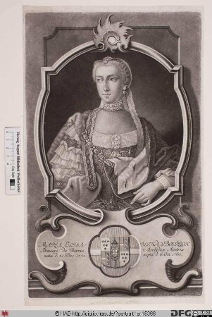 Bildnis Maria Isabella, Erzherzogin von Österreich, geb. Prinzessin von Parma