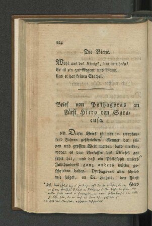 Die Biene.