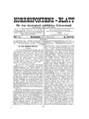 Zu den Minister-Reden : (Schluss)