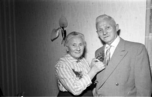 Diamanthochzeit von Bernhard und Hulda Pippig.