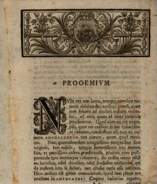 De nomine advocatorum honorificentissimo disserit simulque lectiones privatas hoc semestri aestivo habendas indicit Adrianus Stegerus ...