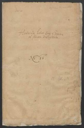 Halleluja lobet den Herrn in seinem Heiligtum; Coro (2), instr (X), bc; C-Dur