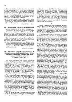 Lehrbuch für Französisch an Mittelschulen : [Amtliche Erlasse] ; [Amtlicher Teil]