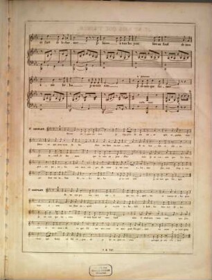 Je ne sais que t'aimer : piano