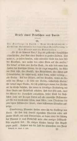 337-345 Briefe eines Deutschen aus Paris III.