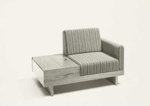 Sessel mit Ablage (Modell EW 587/11)