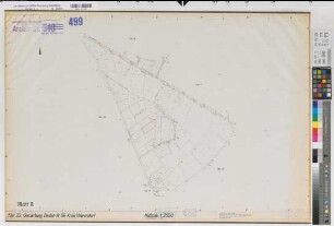 Beelen (Beelen), Umlegung Beelen-Axtbachtal, alter Bestand Bl.8 Flur 22