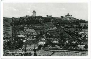 Radebeul. Spitzhaus und Bismarckturm