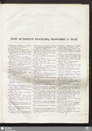 Gewerbs- und Handelspolitik, Gewerbsverfassung, Gewerbswirthschaft und Statistik