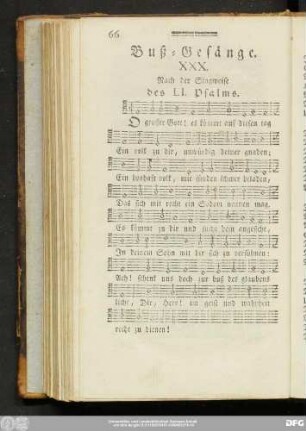 XXX. Nach der Singweise des LI. Psalms.