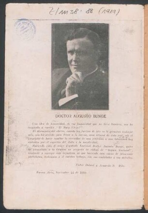 Doctor Augusto Bunge