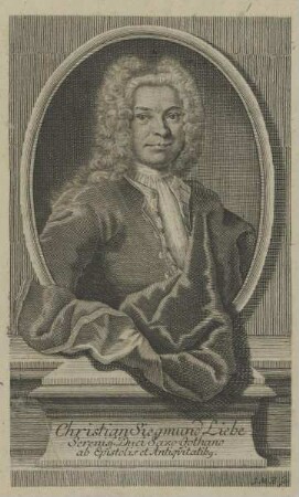 Bildnis des Christian Siegmund Liebe