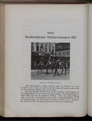 XLVIII. Hundertjähriger Philister-Commers 1912.