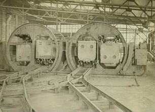 Oelsnitz/Erzgebirge. Gewerkschaft Deutschland. Die Wipperbühne (Rückfront)