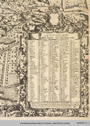 Plan der Stadt Florenz
