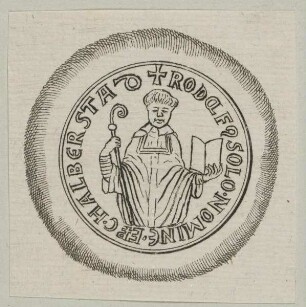 Bildnis des Rudolph, Bischof von Halberstadt