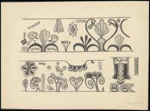 Zeichnung 23. Flora und Fauna