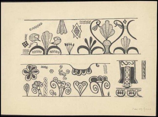 Zeichnung 23. Flora und Fauna