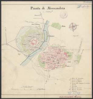 Pianta di Alessandria