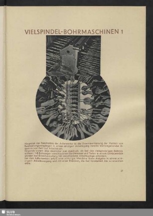 Vielspindelbohrmaschinen 1