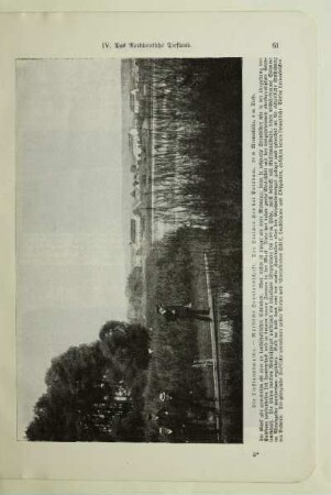 Die Tieflandsmulde. - Märkische Seenlandschaft. Der Stolper See bei Potsdam. 30 m Meereshöhe, 4 m Tiefe