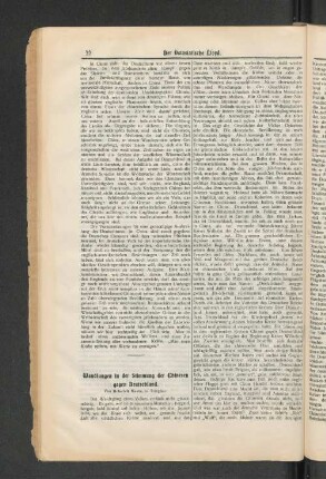 Wandlungen in der Stimmung der Chinesen gegen die Deutschen. Von Heinrich Mootz, in Tsingtau.