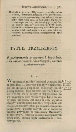 Tytul trzydziesty