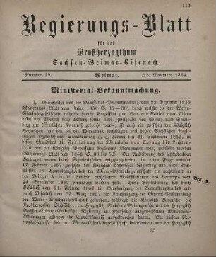 Nr. 19 : 23. November 1864