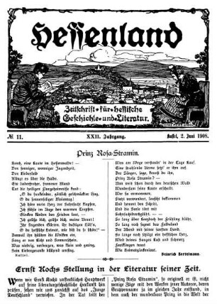 No. 11, 2.Juni 1908