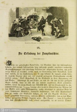 IX. Die Erfindung der Dampfmaschine