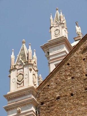 Detailansicht der Franziskanerkirche Santa Croce