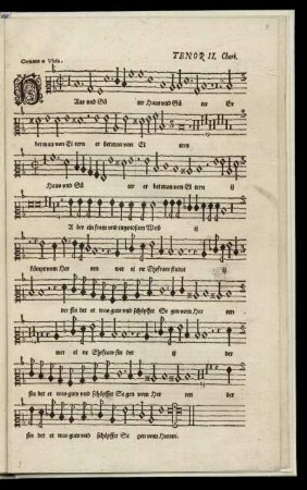 Tenor II. Chori.