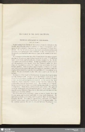 Physical geography of the region